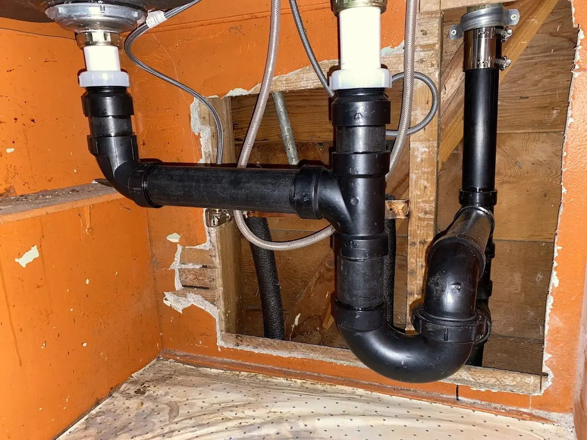 Professional Repiping Services equipment and tools on the job in Lunenburg